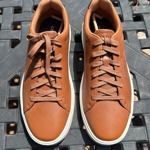 Cole Haan Men's Grand Crosscourt Leather Traveler Sneaker Tan New Never Worn